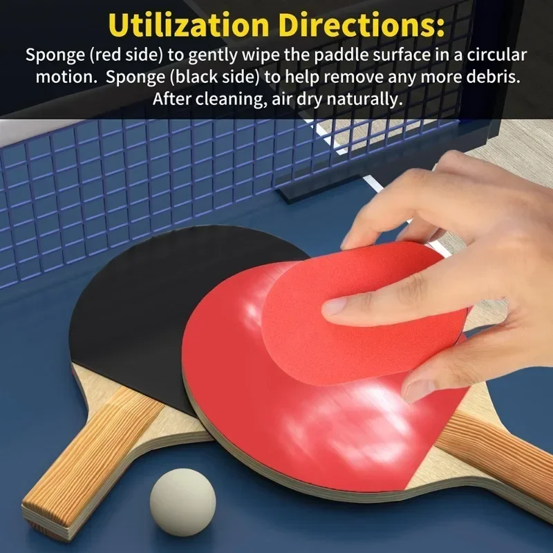Table Tennis Cleaning Brush Rubber Sponge Eraser Use Table Tennis Racket Cleaner Tennis Racket Care Accessories