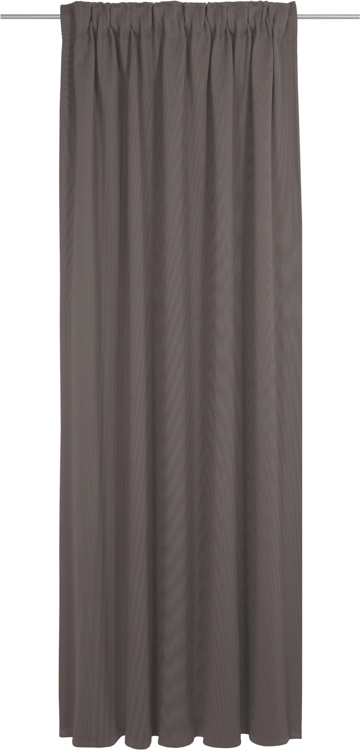 Vorhang ADAM "Uni Collection" Gr. 1, braun (dunkelbraun), B:142cm H:145cm, Jacquard, Baumwolle (Bio-Baumwolle), Gardinen, Blickdichter aus 100% Bio-Baumwolle Image