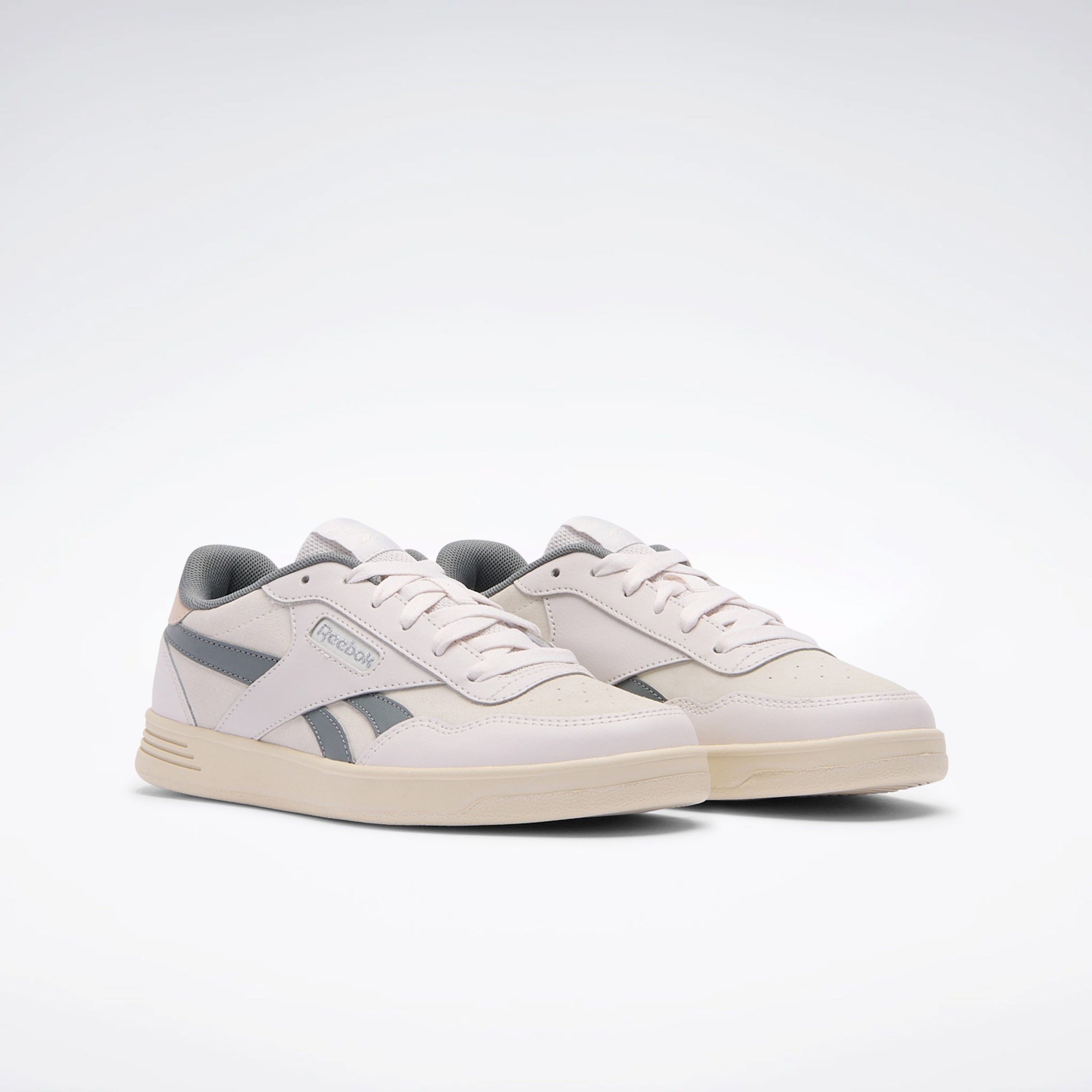 Sneaker REEBOK CLASSIC "REEBOK COURT ADVANCE", Damen, Gr. 36, alabaster, grau4, chalk, Synthetik, Schuhe Sneaker