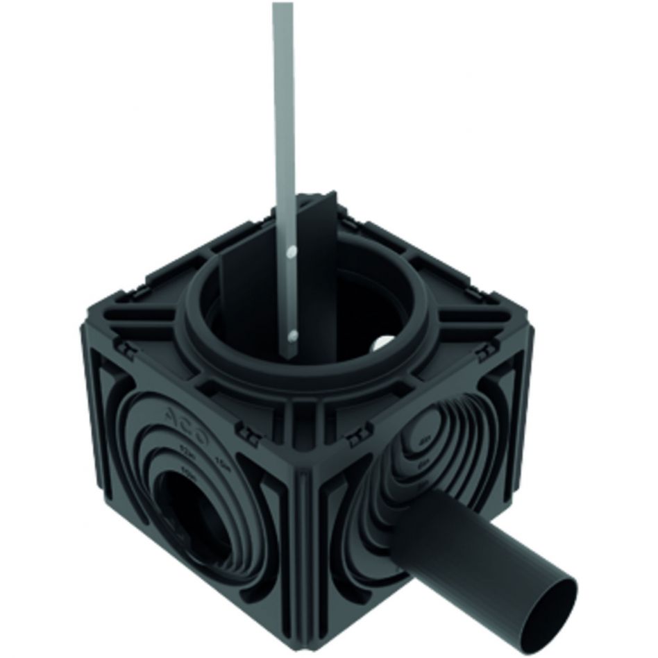 ACO Stormbrixx Blockrigole SD/HD900 Inspektions- und Spülschacht mit integrierter Drossel, DN/OD 200 Image