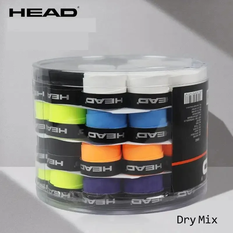 60pcs/lot Tennis Overgrip PU Anti Slip Sweatband Absorbed Tape Tenis Racquet Tennis Racket Damper Grip Tennis Grip
