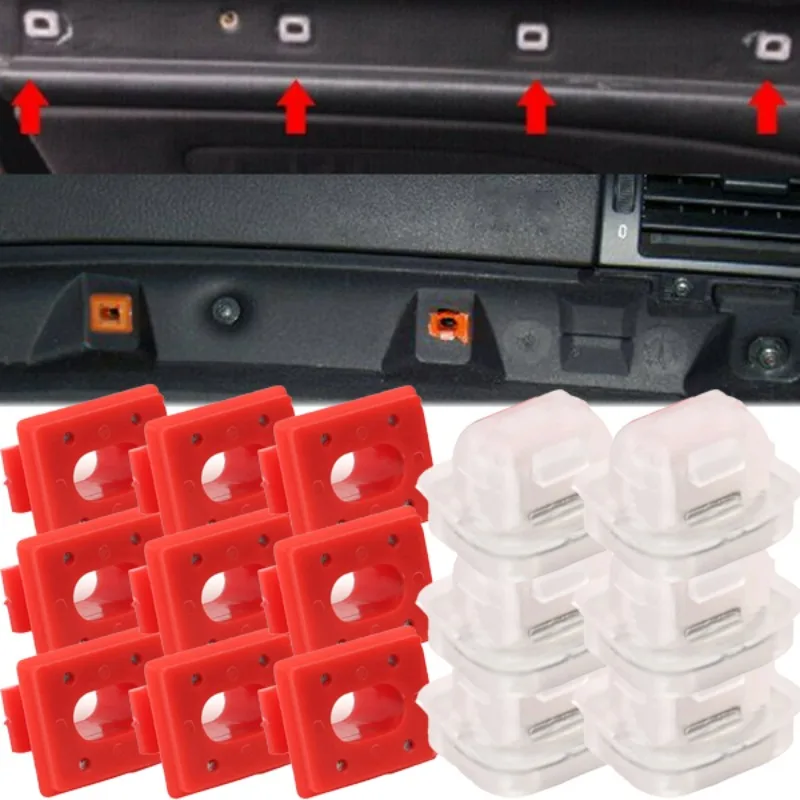 20/5 Stück Autotür-Formklemmen für BMW 3er E46 E90 E91 Auto-Innen-Armaturenbrett-Zierklemmen-Set, Ersatz für Bmw-Clips Image