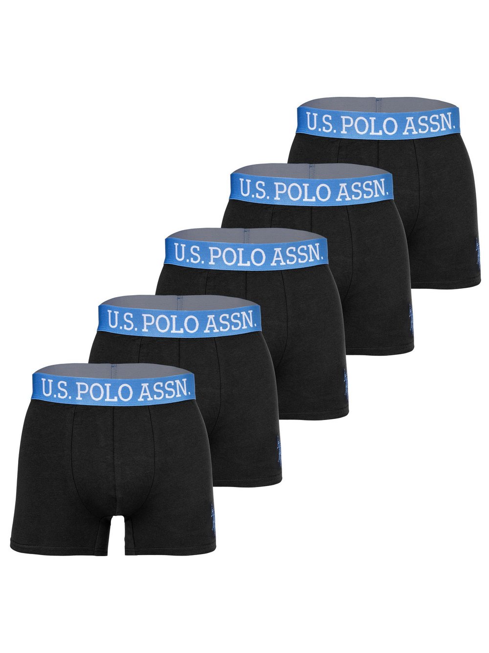 U.S. Polo Assn. Boxershort 5er Pack Herren schwarz, L Image