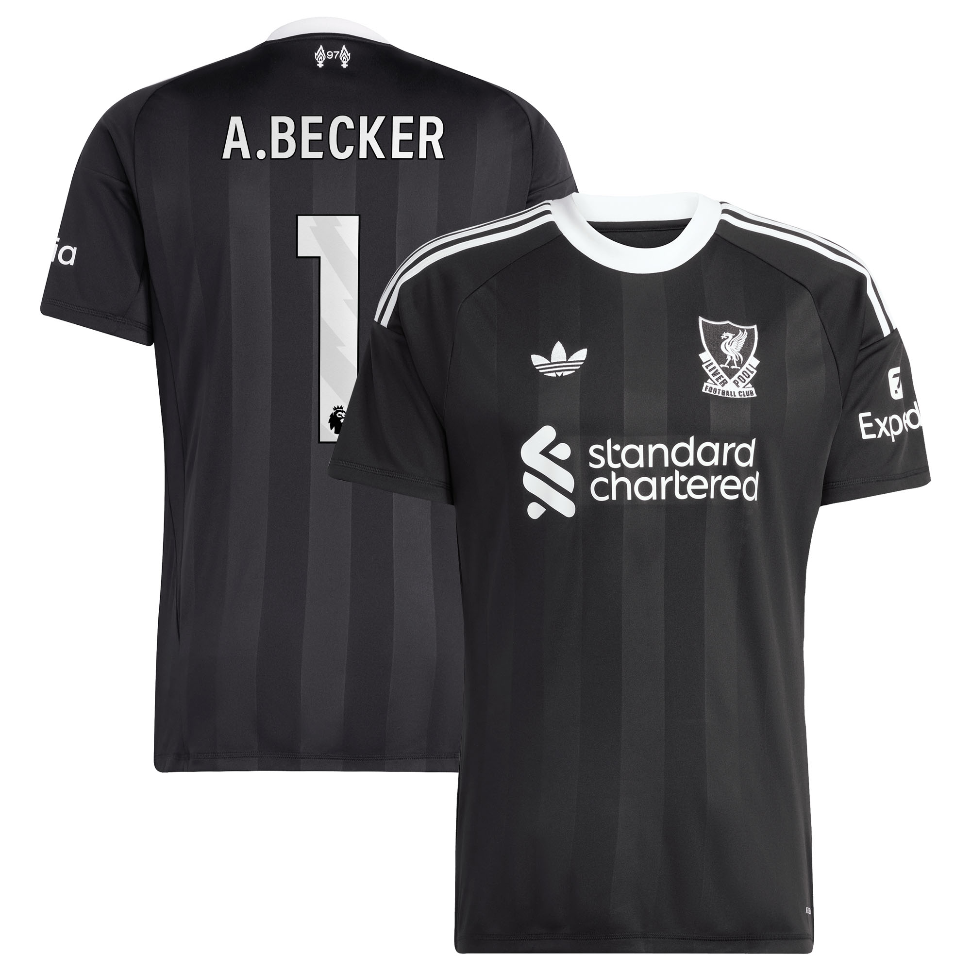 Liverpool adidas Torwart-Ausweichtrikot 2025-26 - Langarm mit Aufdruck A.Becker 1 Image