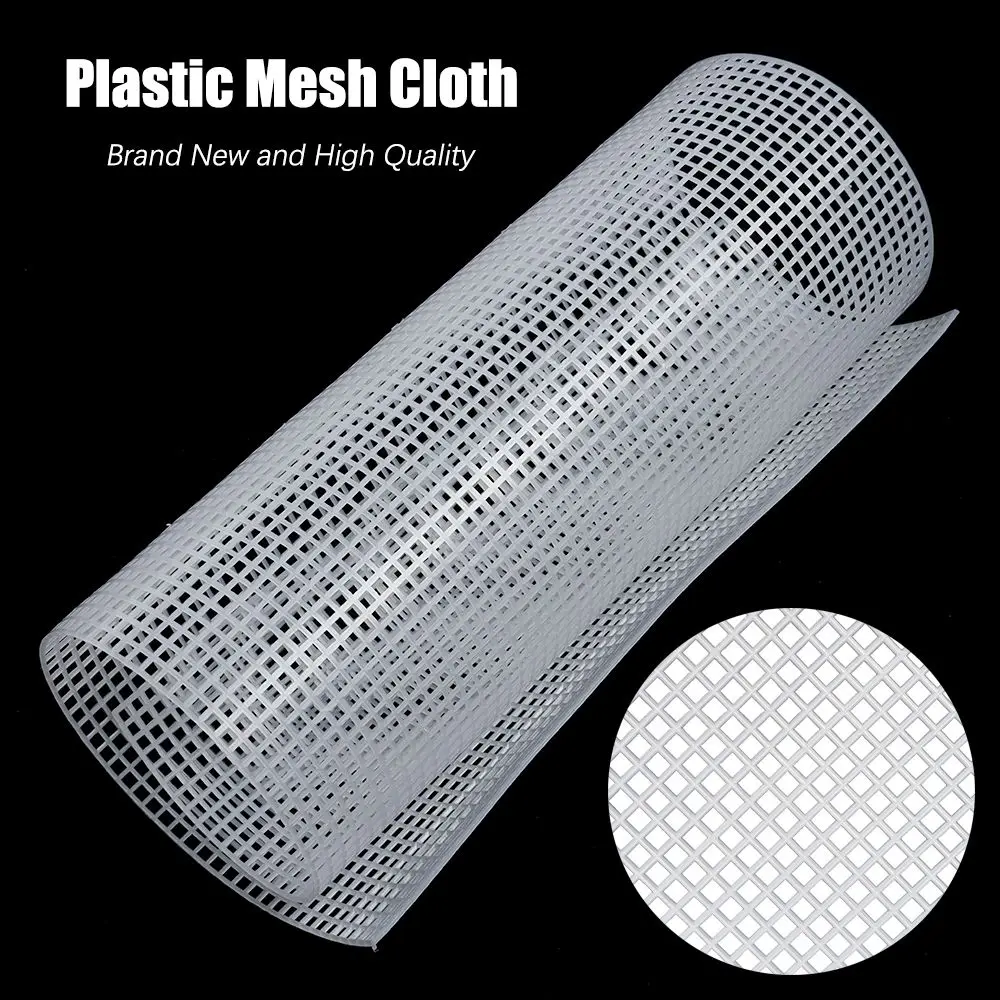 Kunststoff Mesh Tuch Faden Haken Handwerk Liefert DIY Handwerk Latch Haken Taschen Hergestellt Kunststoff Gitter Haken Handwerk Zubehör Image
