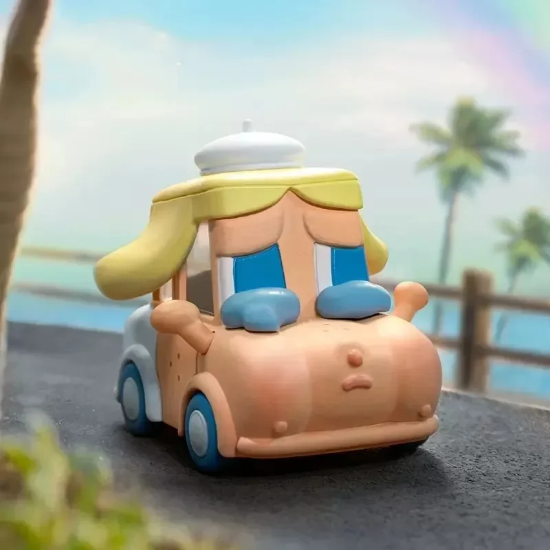 POP MART POPCAR Happy Weekend Serie Blind Box Guess Bag Mystery Box Spielzeug Puppe Anime Figur Desktop Ornamente Geschenk Sammlung