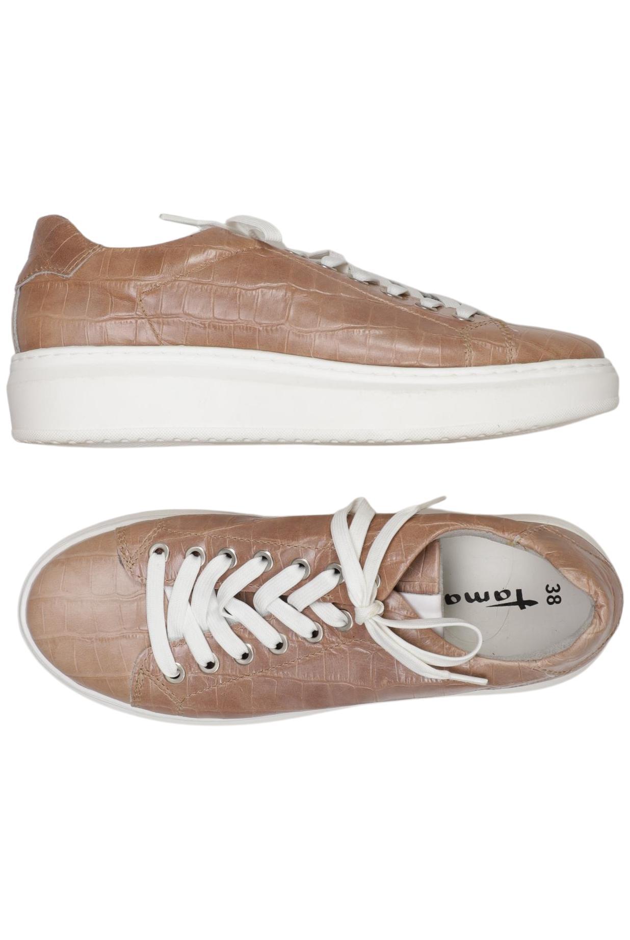 Tamaris Damen Sneakers, Gr. 38, braun, Leder Image