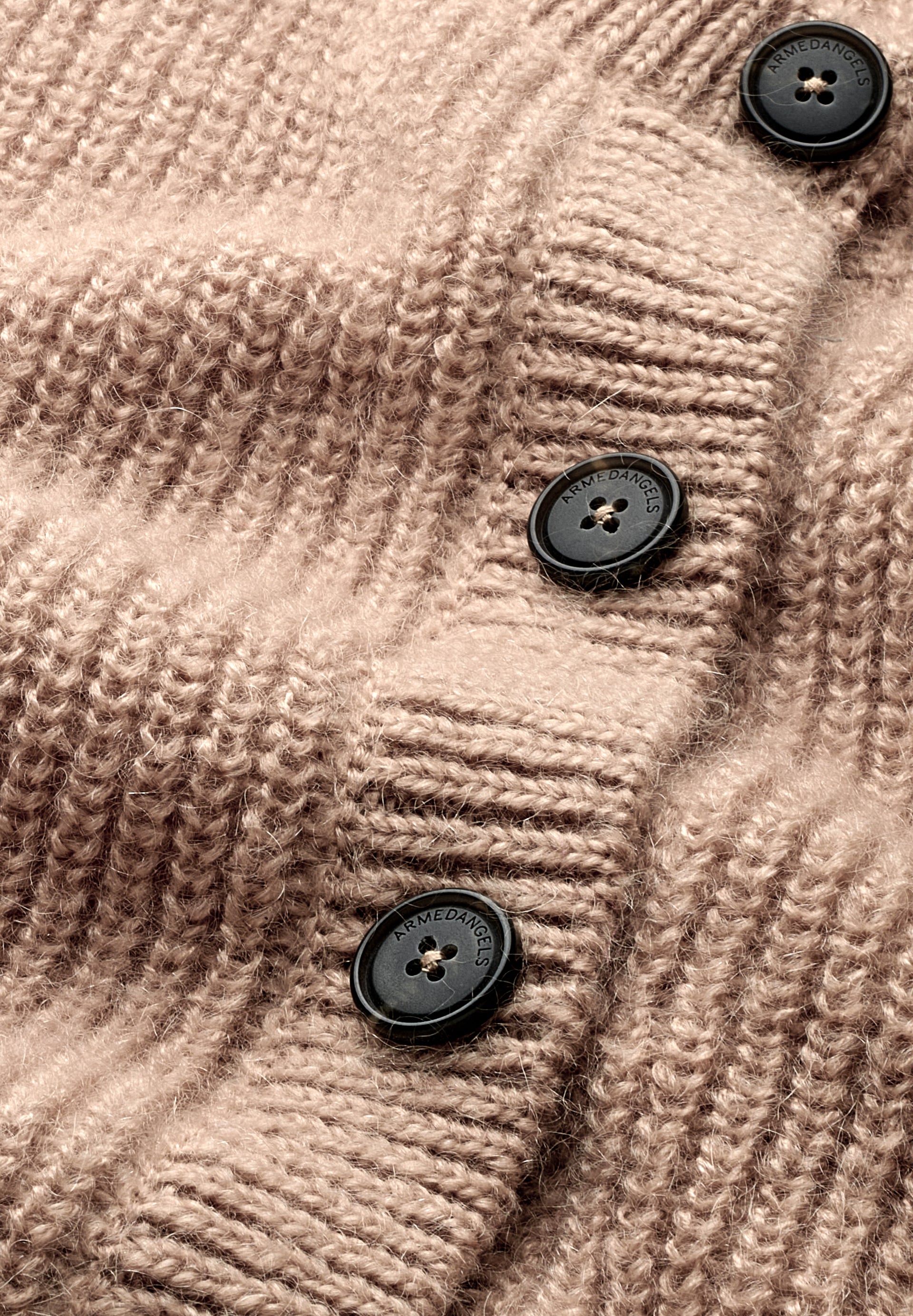 HELGEAA PREMIUM | Stricktop aus Mohair Mix - braun (S) Image