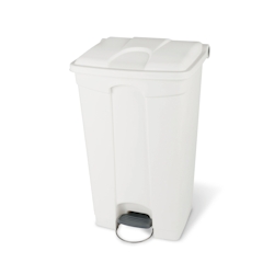 cookmax Treteimer 45 l rechteckig weiß / weiß 398 x 410 x 600 mm Image