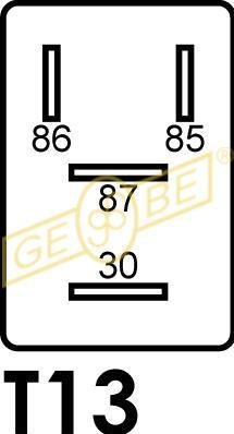 GEBE Relais, Arbeitsstrom 24V 9 9289 1 Image