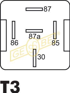 GEBE Relais, Arbeitsstrom 12V 9 9062 1 Image
