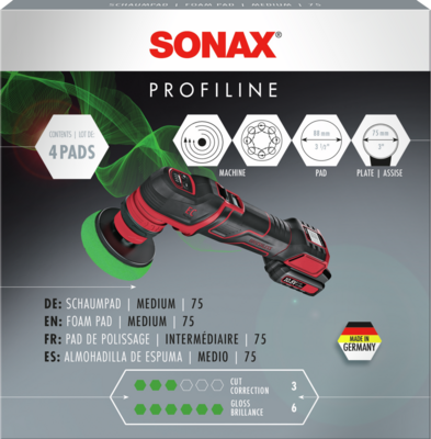 SONAX Stützteller, Poliermaschine 4x 04985000 Image