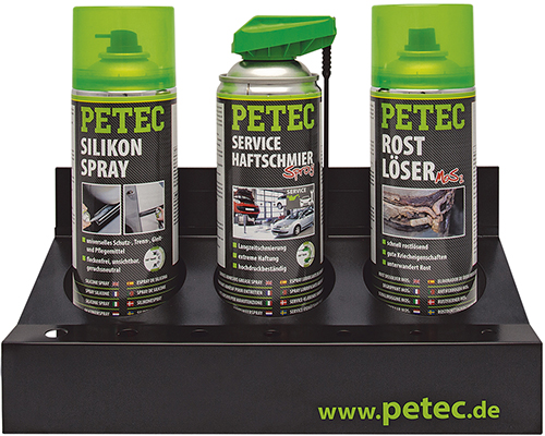 PETEC Magnetischer 3-Fach Dosenhalter 1080 Werkzeug-Wandhalterung Image