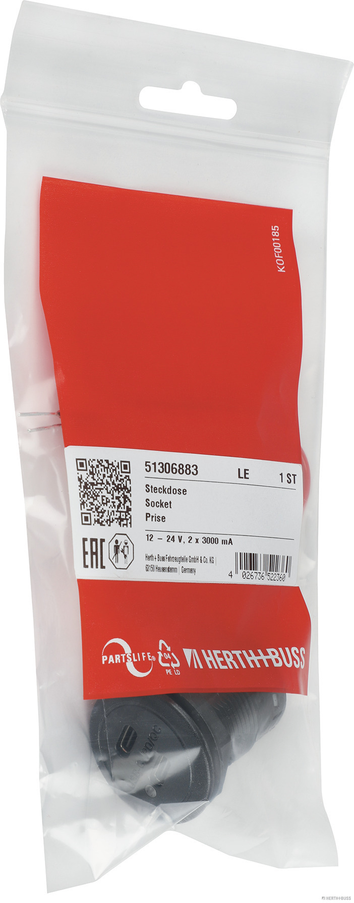 HERTH+BUSS ELPARTS Steckdose 51306883 Image