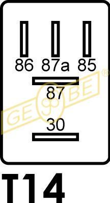 GEBE Relais, Arbeitsstrom 24V 9 9139 1 Image