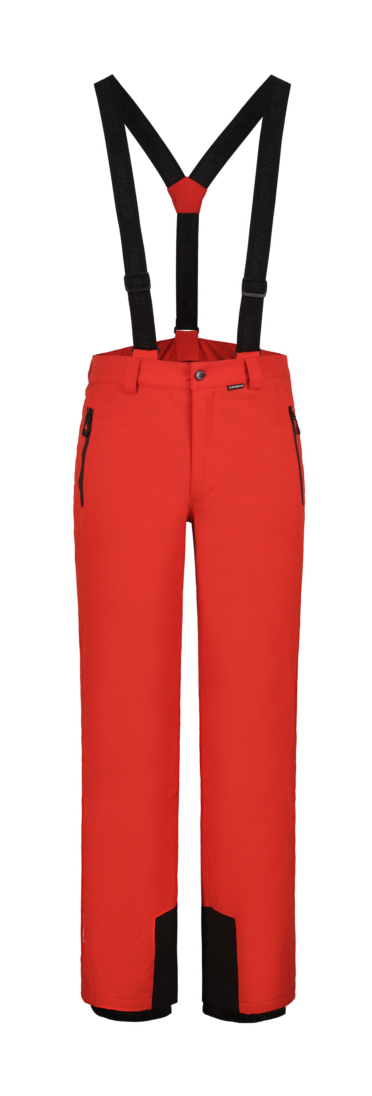Skihose ICEPEAK "ICEPEAK FREIBERG", Herren, Gr. 50, N-Gr, coral, rot, Obermaterial: 94% Polyester, 6% Elasthan. Futter: 94% Polyester, 6% Elasthan. Wattierung: 100% Polyester, Hosen Image