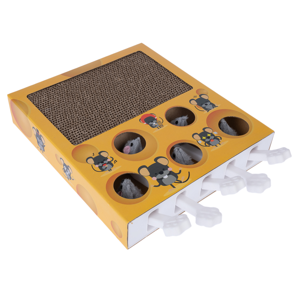 36x26x6cm Whack-a-Mole 2-in-1 Cat Toy TIAKI Cat Toys