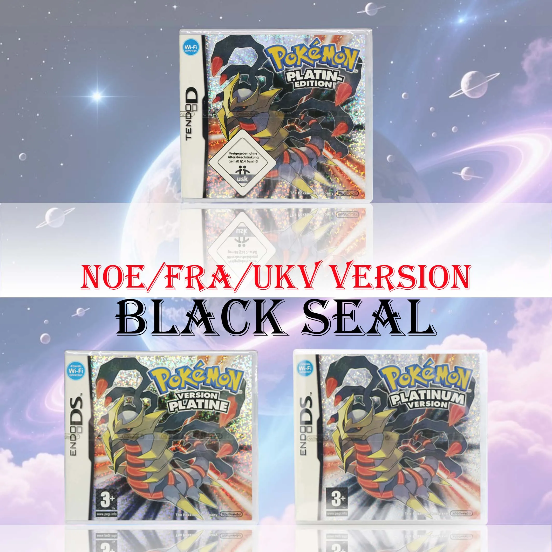 Pokemon Castlevania DS-Serie NOE/FRA/EUR/UKV-Version Neues versiegeltes Paket 1:1 Replik DS-Videospiel für DS 2DS 3DS-Konsole