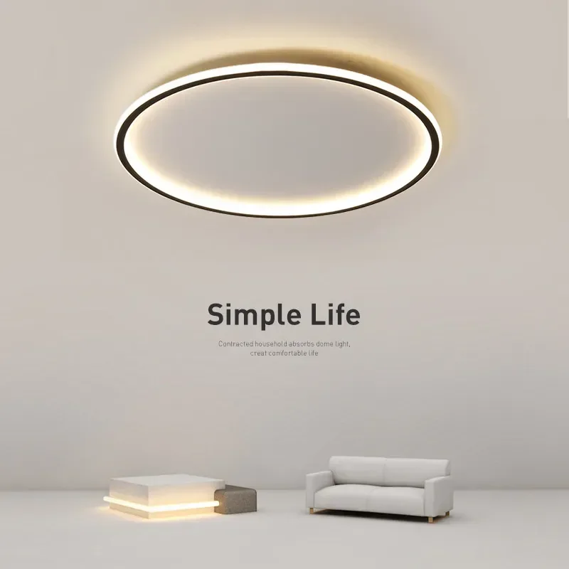 Nordic Minimalist LED Decke Licht Für Schlafzimmer Wohnzimmer Gang Studie Zimmer Balkon Kreisförmige Fernbedienung Beleuchtung Kronleuchter