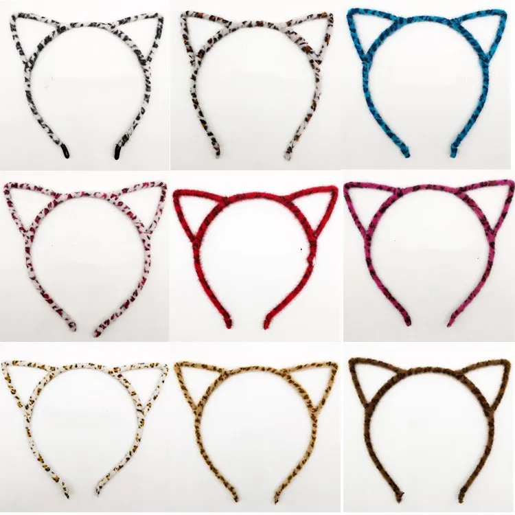 1 PCS Neue mode Stil Mädchen Tuch Katze Ohr Stirnband Hairband Prinzessin Haar Zubehör Headwear Sexy Nette Haar Band Image
