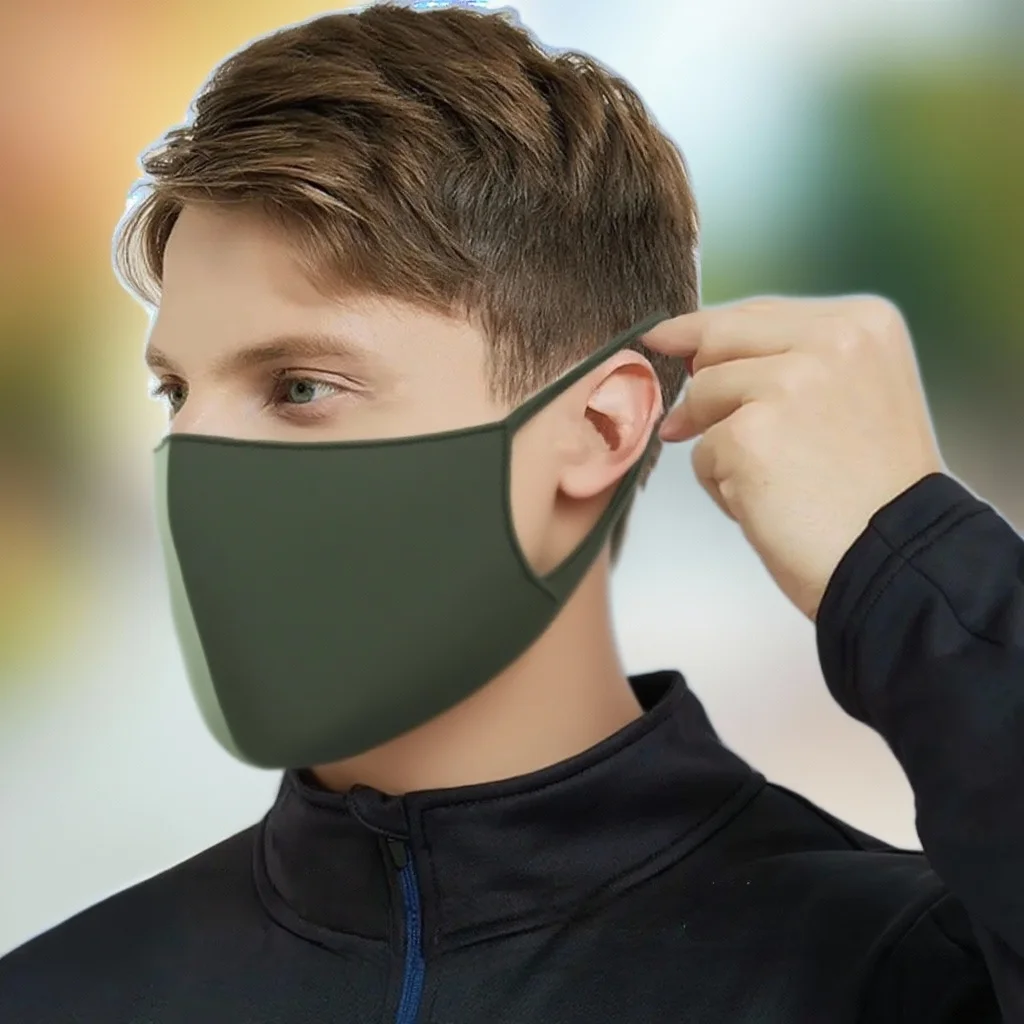 Atmungsaktiver Sonnenschutz, Radfahren, Gesichtsbedeckung, wiederverwendbare Halsmanschette, weicher Schal für Herren, Laufen, Wandern, Camping Image