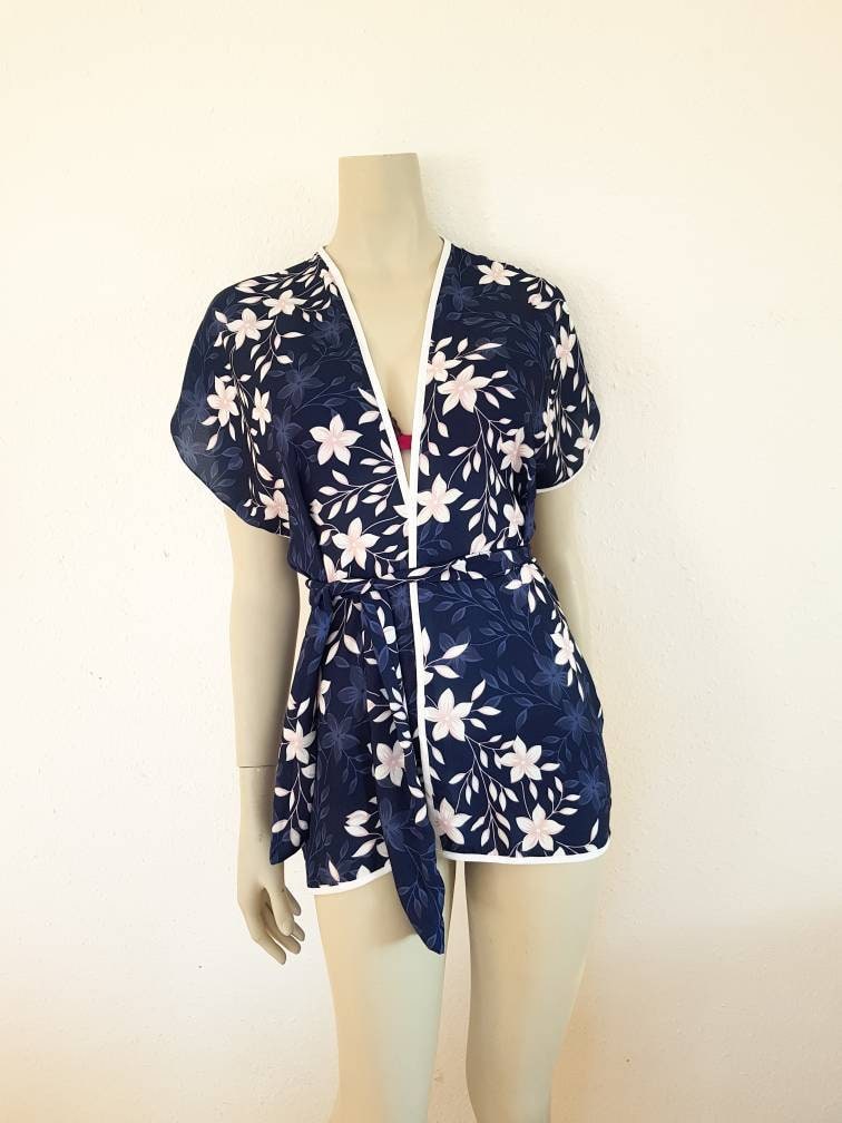 Kimono da donna, kimono corto, cardigan kimono, kimono comodo oversize, abbigliamento da festival boho da donna, giacca boho autunnale, kimono stampat