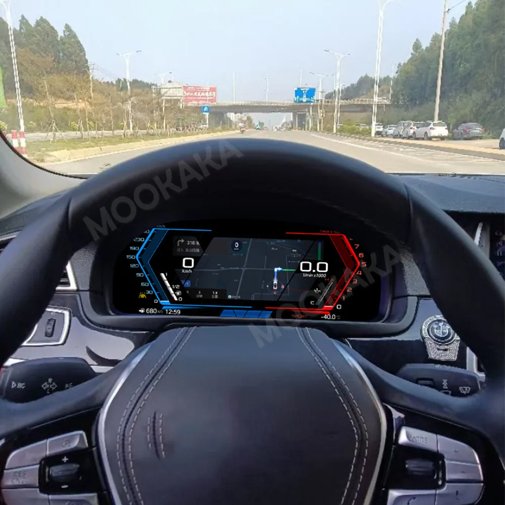 Auto Digital Cluster Für BMW X3 F25 X4 F26 2011-2017 LCD Panel Karte Navi Kilometerzähler Dashboard Tacho carplay Android Auto HUD Image