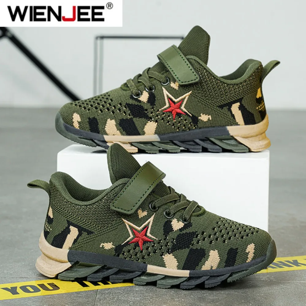 Nuove scarpe da ginnastica per bambini per ragazzi Scarpe sportive da corsa traspiranti in mesh Scarpe da ginnastica per il tempo libero di moda Bambini che camminano Taglia 29-39