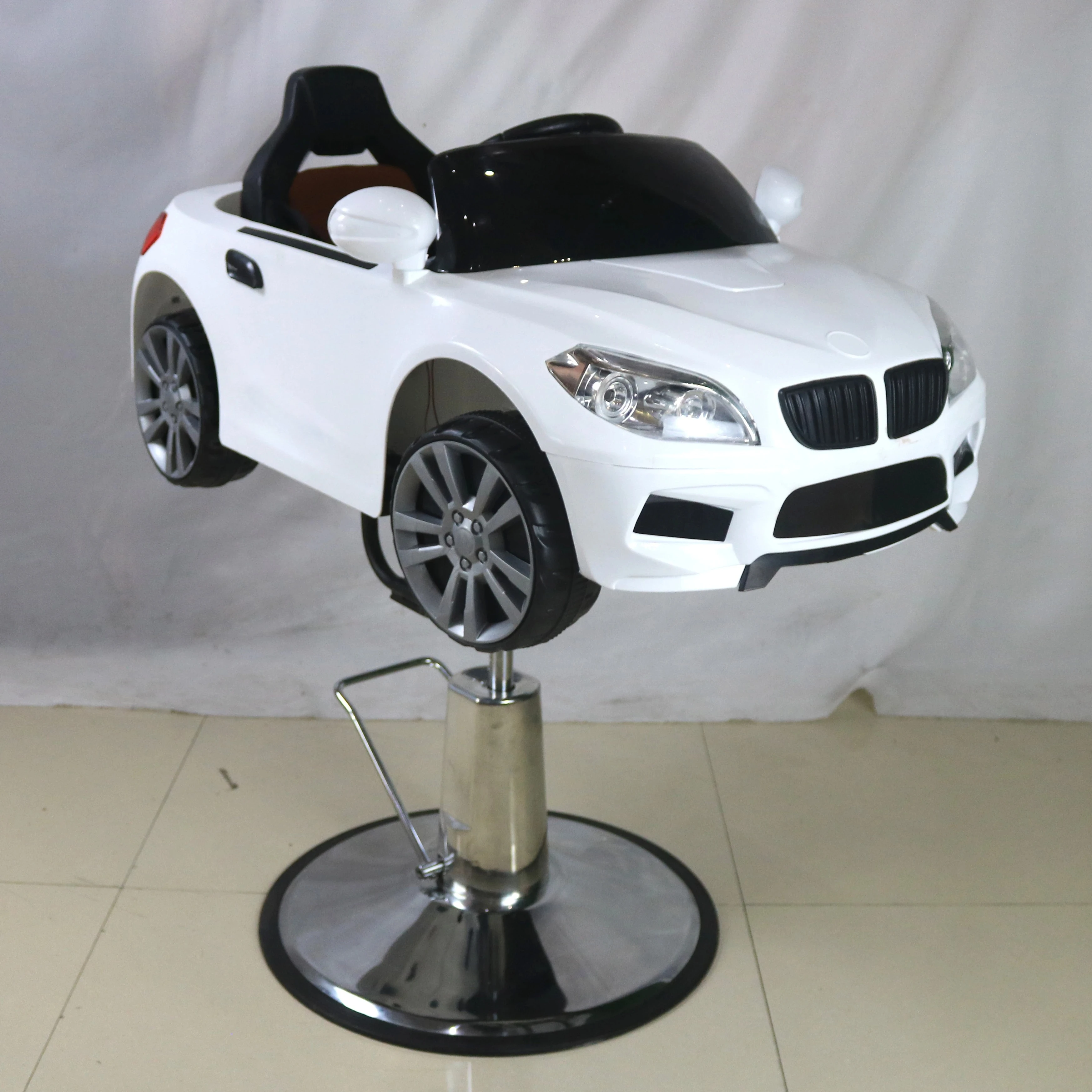 Großhandel mit Cartoon-Design, autoförmiger Friseurstuhl für Babys und Kinder Image