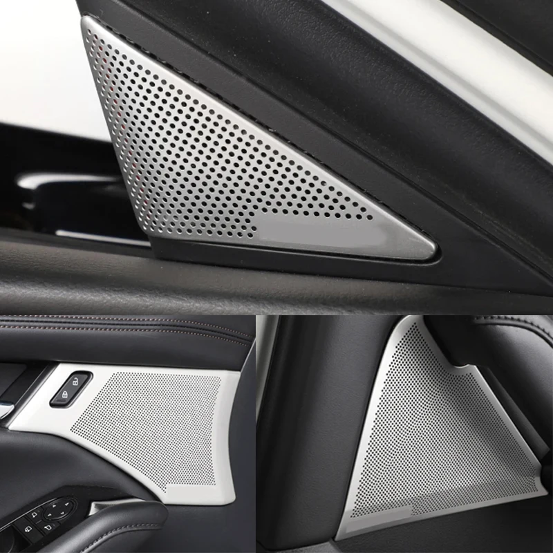 6 stücke Für Mazda 3 Mazda3 2019 2020 2021 2022 Auto Zubehör A-säule Audio Lautsprecher Abdeckung Trim Tür lautsprecher Abdeckung Trim Image