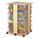 Jonti-Craft® Double Sided 24 Compartment Cubby w/ Wheels Wood in Brown | 40.5 H x 27 W x 27 D in | Wayfair 03640JC