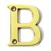Smedbo 2 in. Beslagsboden House Letter Brass/Metal in Yellow | 2.38 H in | Wayfair H141