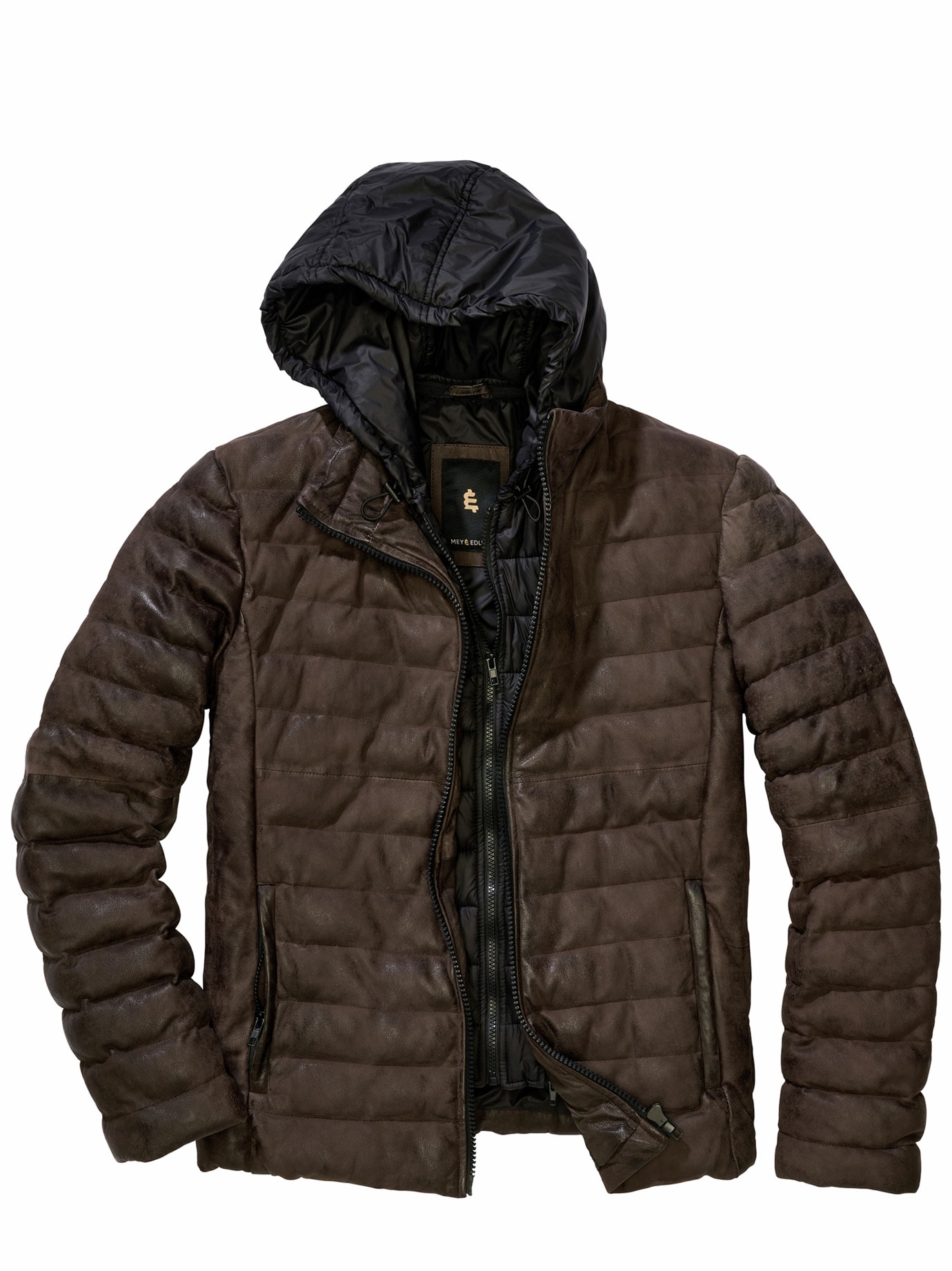 Flexible Stepplederjacke Image