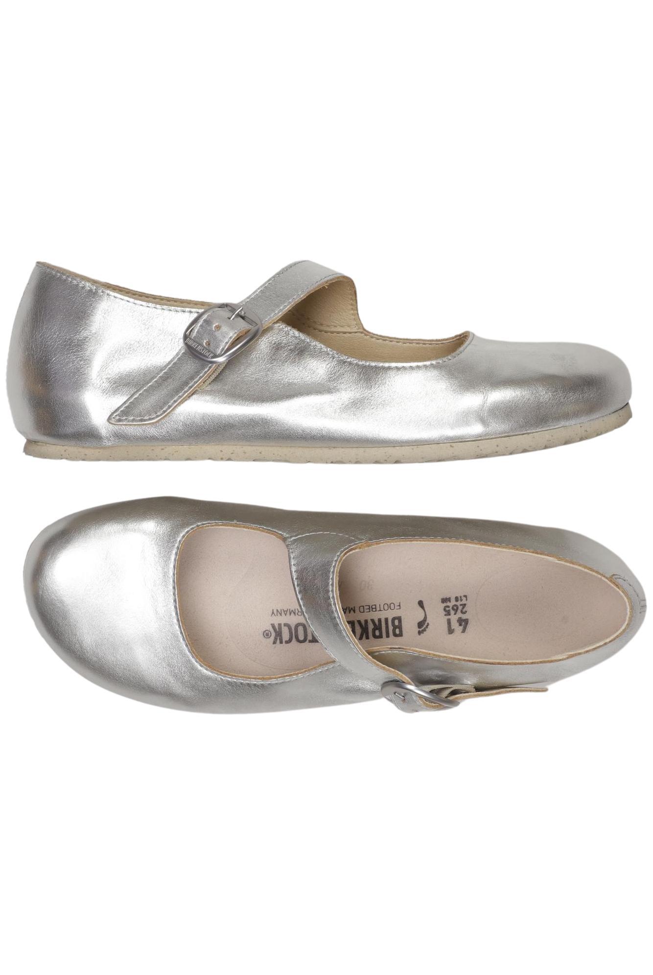 Birkenstock Damen Ballerinas, Gr. 41, silber, kein Etikett Image