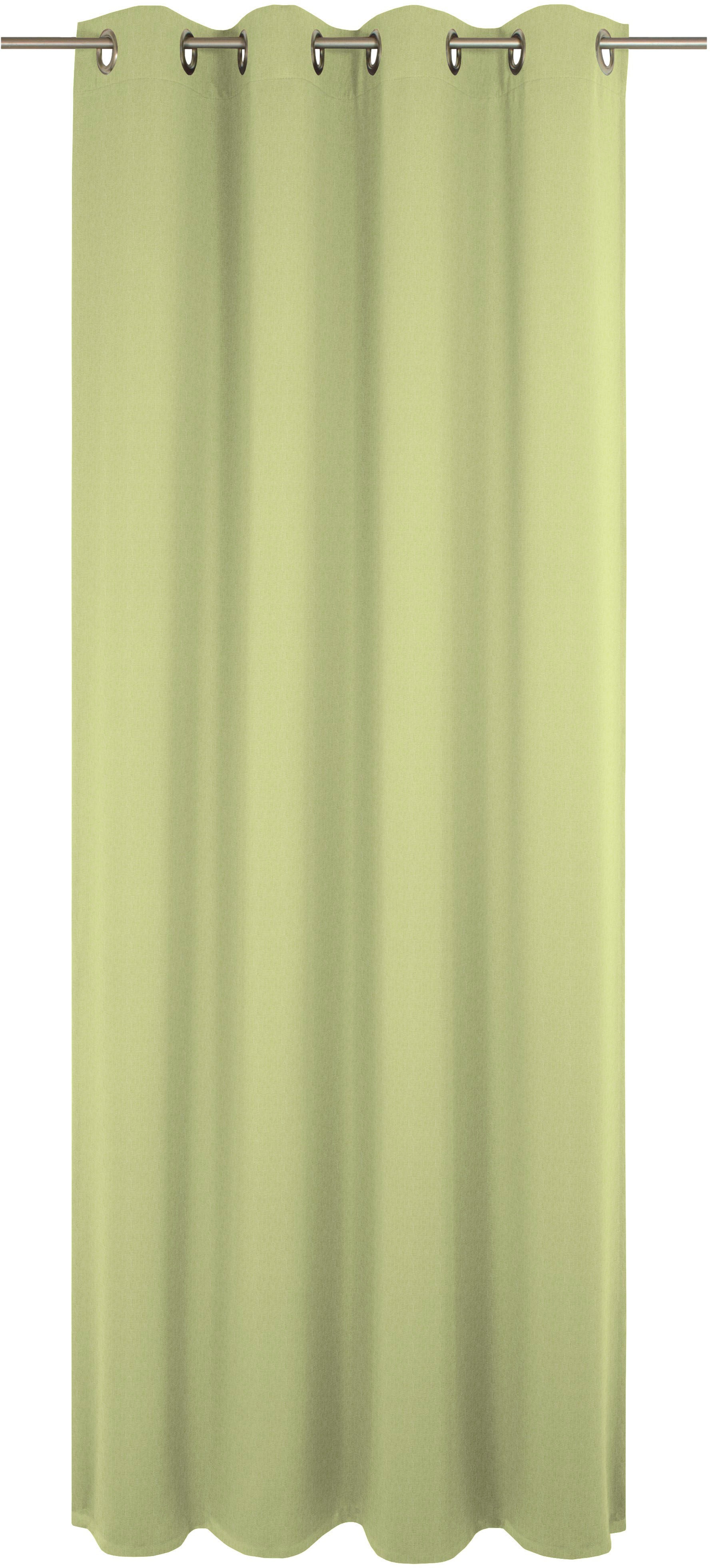 Vorhang WIRTH "Sunday", grün, B:142cm H:395cm, Baumwolle, Polyester, Gardinen, nach Maß Image