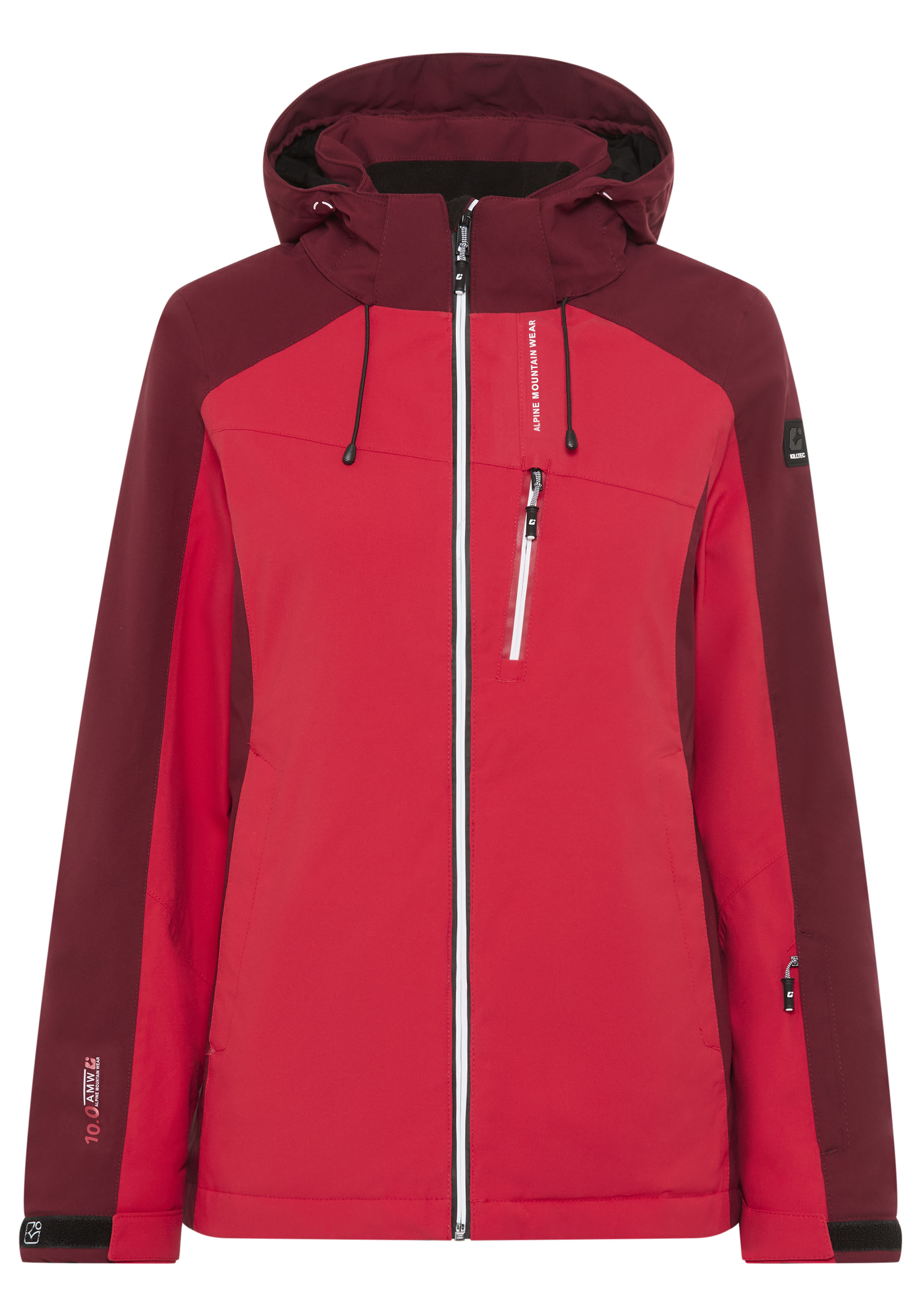 Winterjacke KILLTEC "KSW 256 WMN SKI JCKT", Damen, Gr. 36, modern rot, Obermaterial: 100% Polyester. Futter: 100% Polyester;wasserdicht;winddicht, Jacken, wärmend & winddicht & wasserabweisend Image