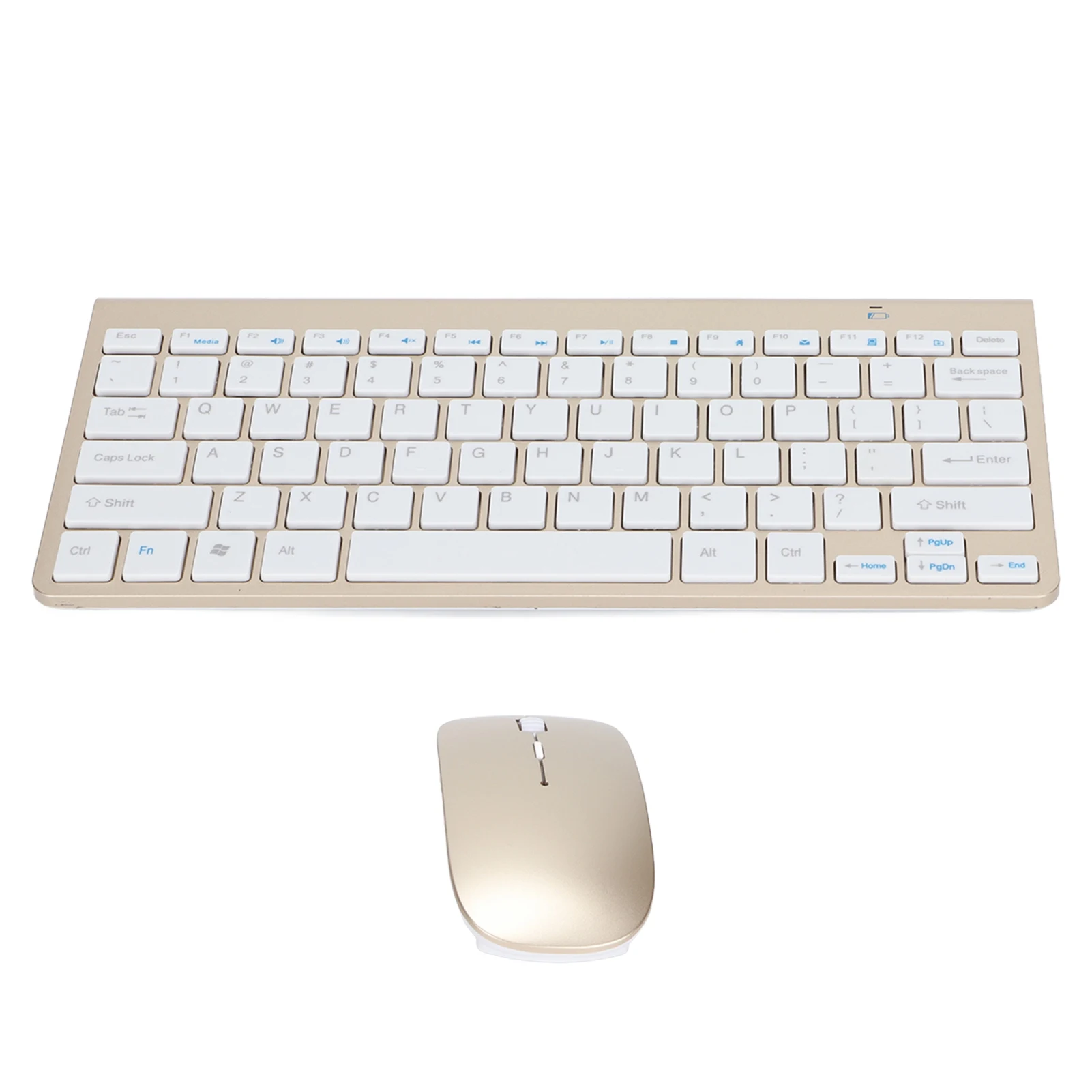 Tastiera universale Mouse Combo Wireless 2.4G USB Tastiera e mouse portatili ergonomici ultrasottili antiusura per computer portatile