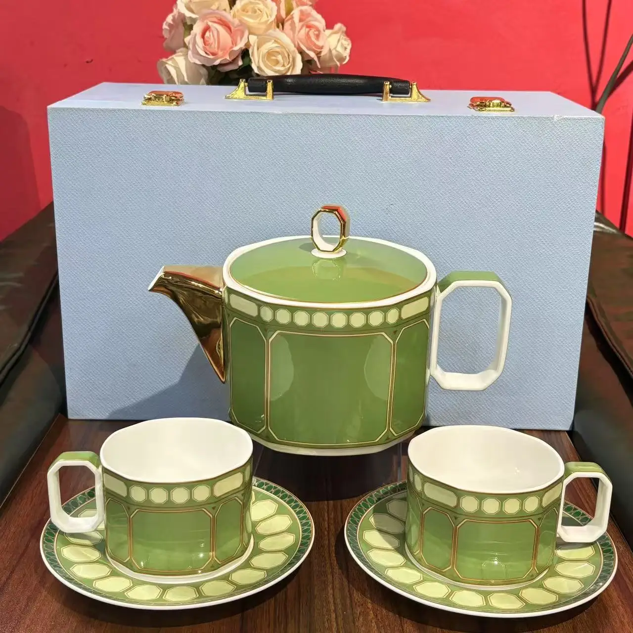 Teapot, Coffee Cup, Mug, Household Housewarming, Afternoon Tea, Tea Set, Exquisite Gift Box