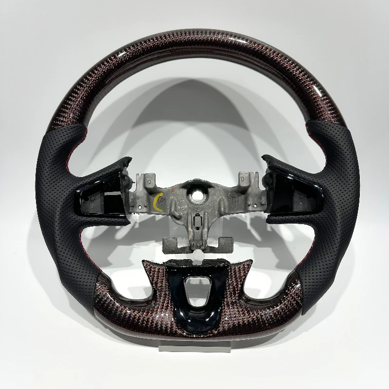 Carbone Bos pour Megane 3 Renault volant avec fibre de carbone or rouge pour Megane 3 pièce de voiture volant pour Renault