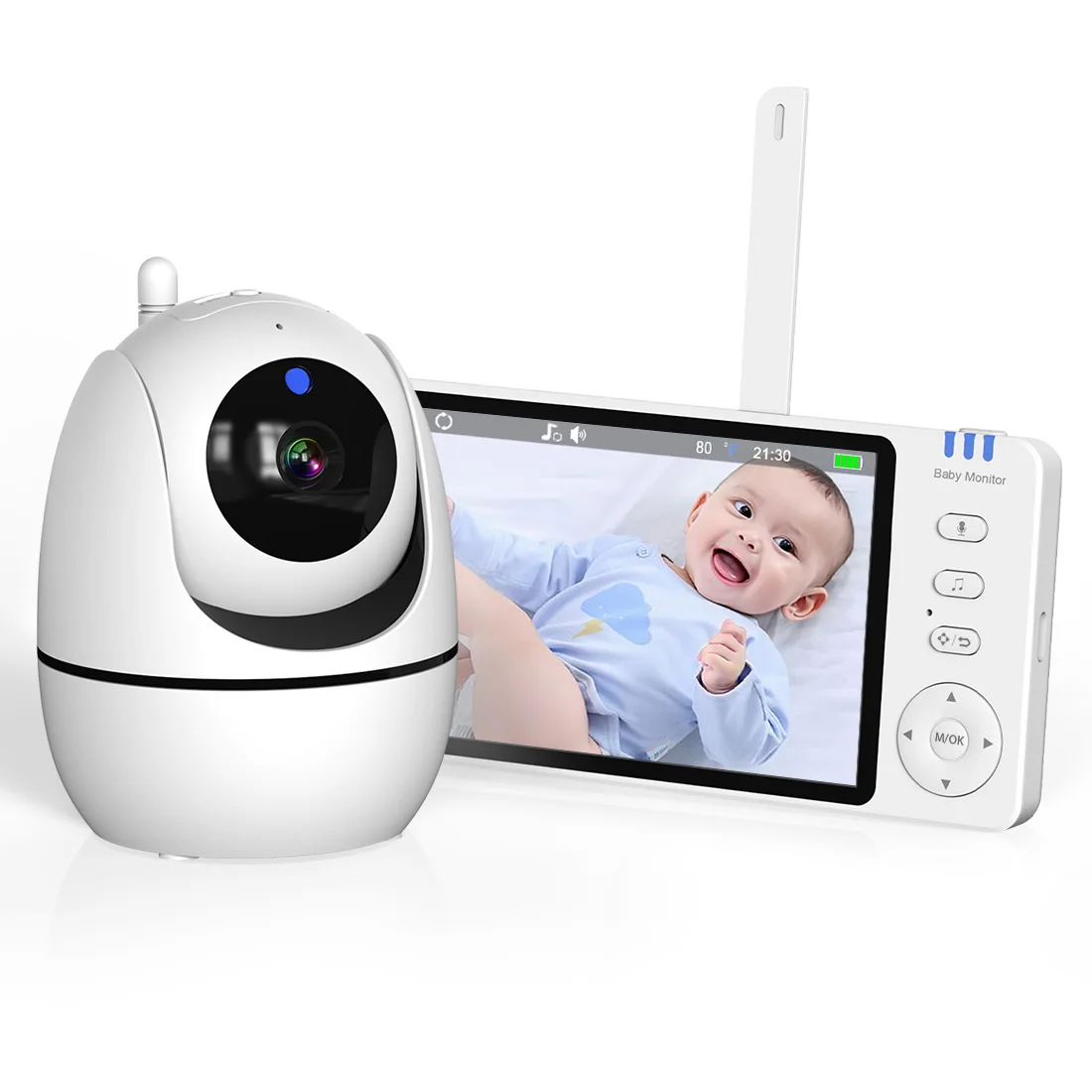 Baby monitor da 5 pollici Baby Monitor Baby Monitor 501baby Monitor Baby Monitor con fotocamera e audio Baby Monitor