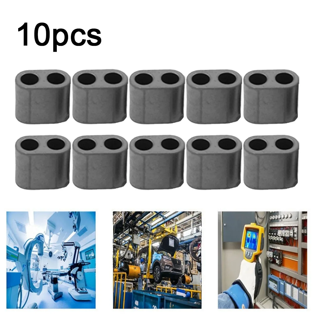 10 teile/satz Toroiden Ferrit Kern Magnetische Ring Perle Für Radio Frequenz RF Für RFC SWR Doppel-Loch Magnetische Ring Image