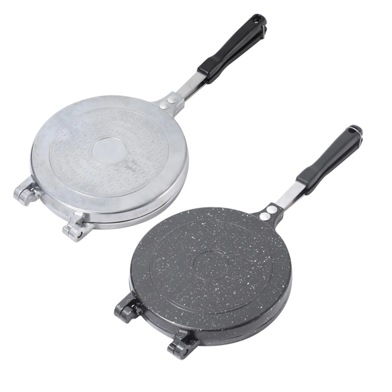 Doppelseitige Bratpfanne aus Aluminiumlegierung, antihaftbeschichtet, Pfannkuchenpfanne, Sandwich-Backform, Hersteller für Küche, Omeletts, Pfannkuchen, Frühstück Image