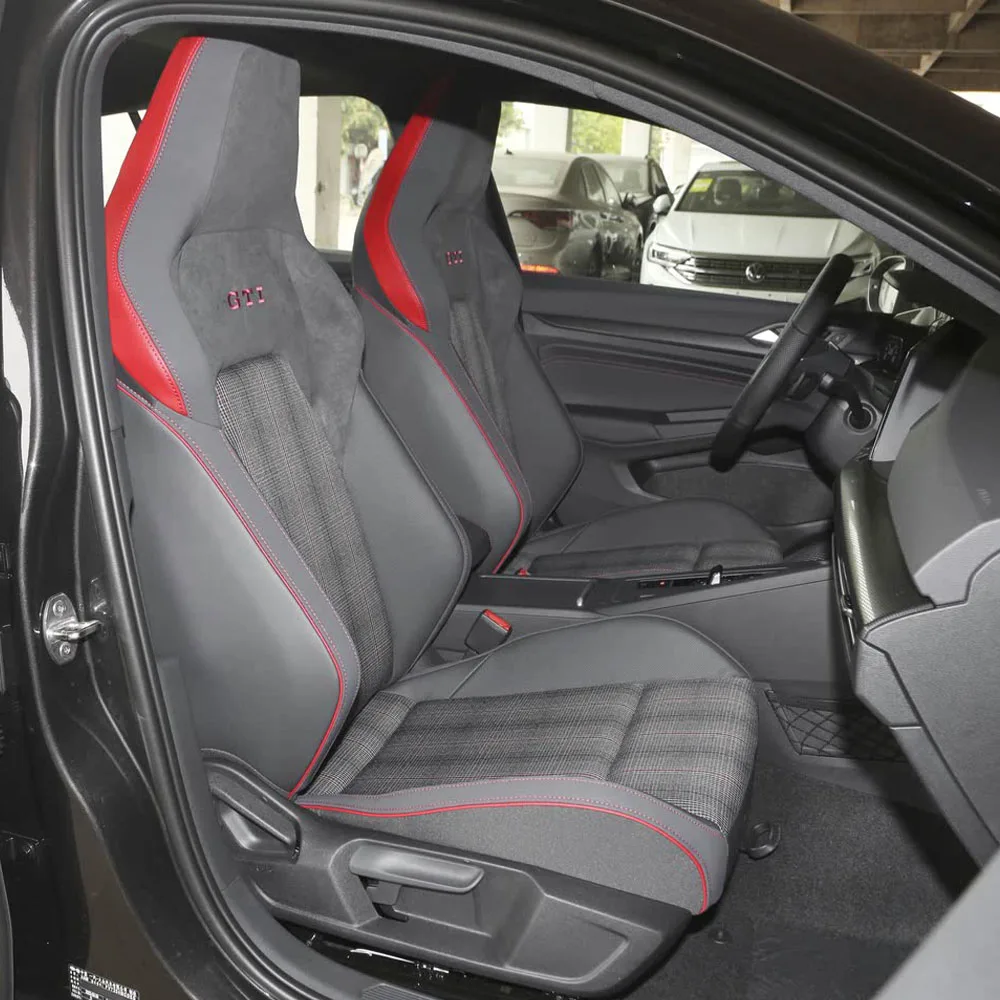 Autositzbezüge für Volkswagen Golf 8 GTI VW MK8 2020 2021 2022, Nappaleder, individuelles komplettes Set, Innenschutz-Zubehör Image