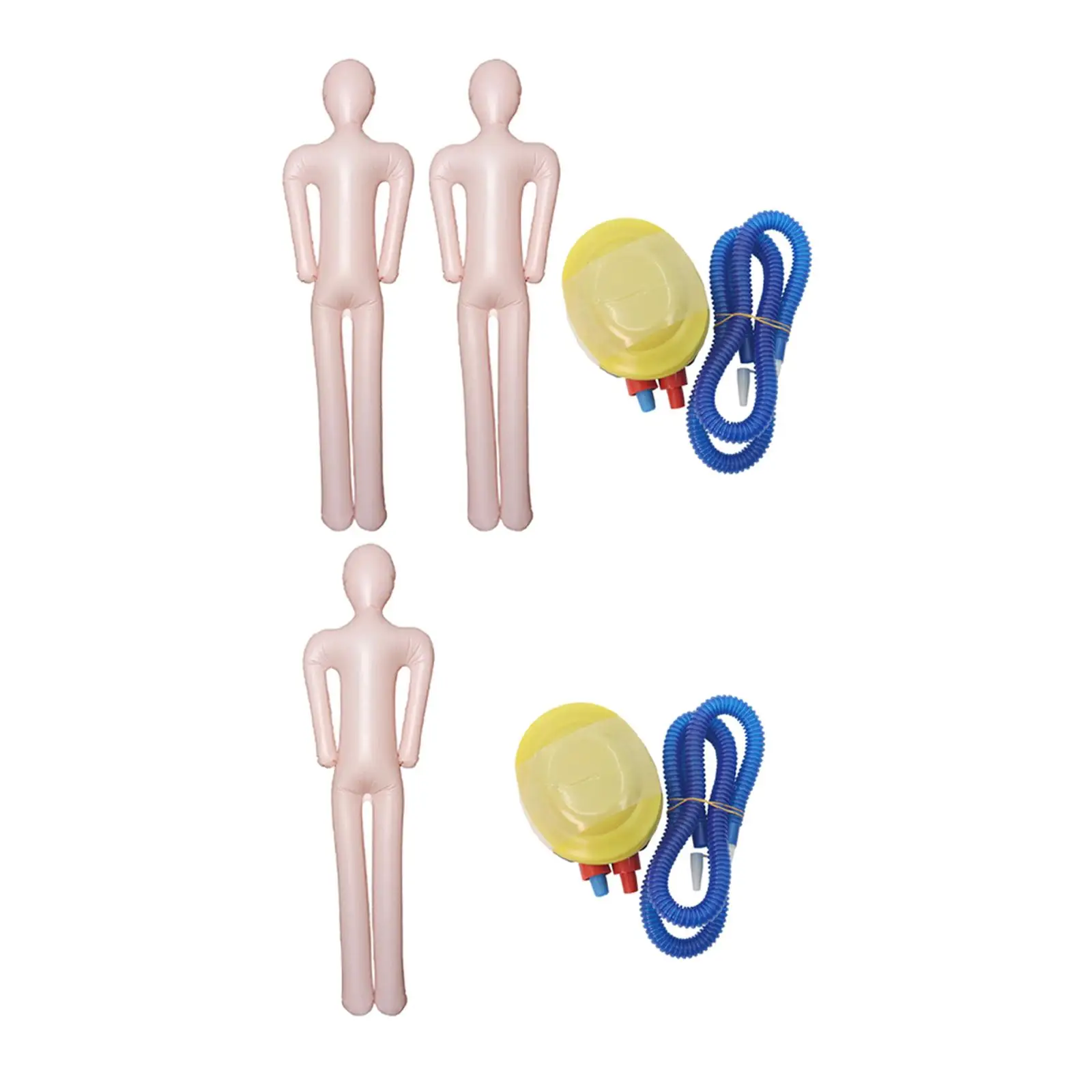 Aufblasbare Körper Mannequin Halloween Dekoration 148 cm Körper Kostüm Display, Image