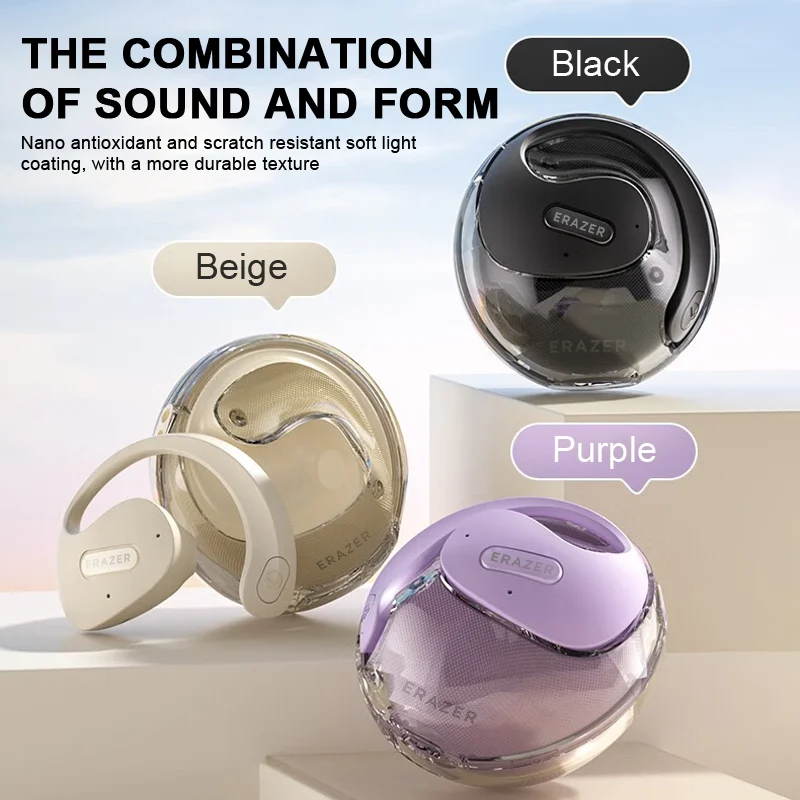ERAZER X15 Pro OWS Drahtlose Kopfhörer Bluetooth 5,4 Ohrhörer Sport Kopfhörer HIFI Sound Qualität Rauschunterdrückung mit Mikrofon Image