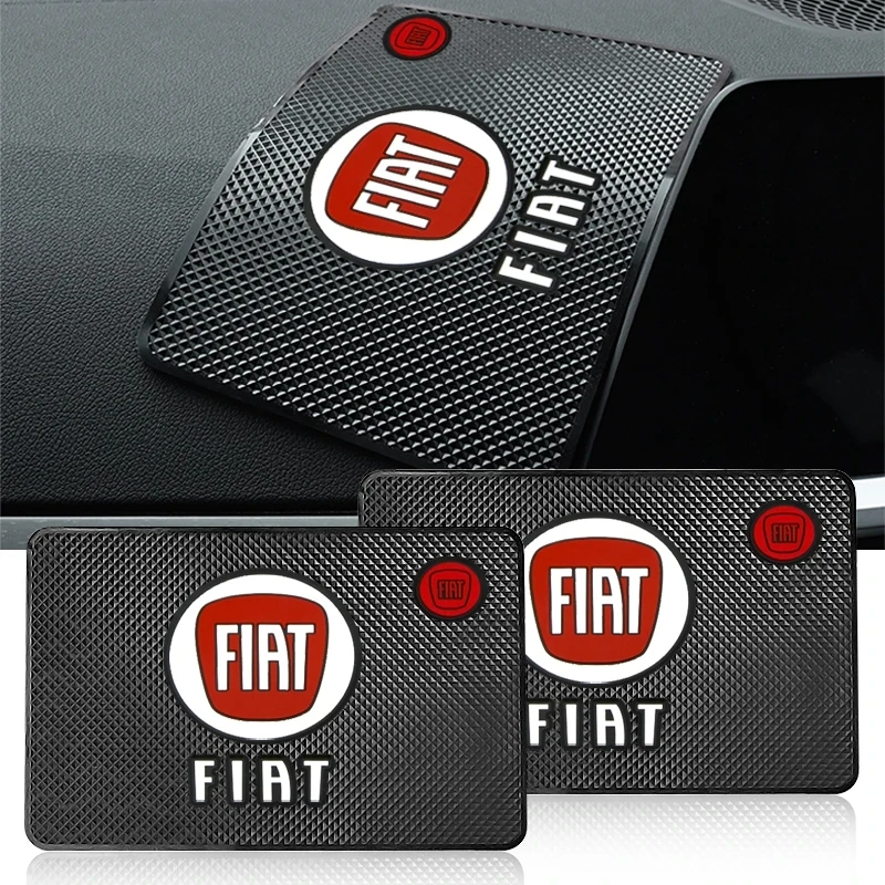 Auto Rutschfeste Pad PVC Dashboard Telefon Sonnenbrille Halter Für FIAT 500 600 Abarth 500L Ducato Panda Grande Punto Tipo Pulse Strada Image