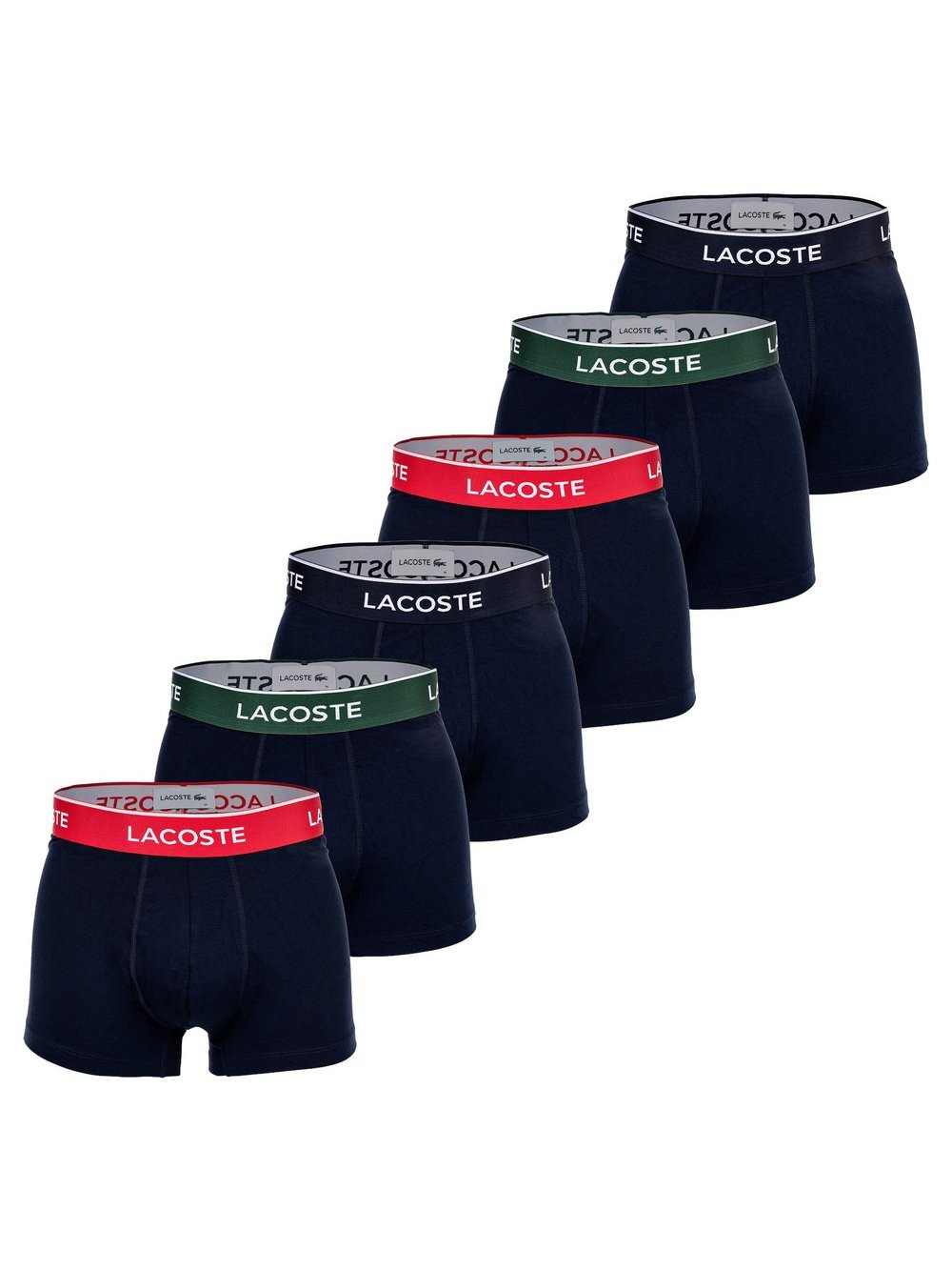 Lacoste Boxershort 6er Pack Herren mehrfarbig, L Image