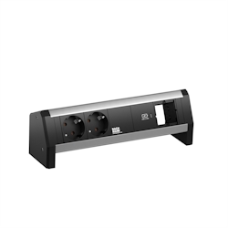 BACHMANN DESK 2xSchutzkontakt USB C, USB Charger 30W 1xABD GST18 Image