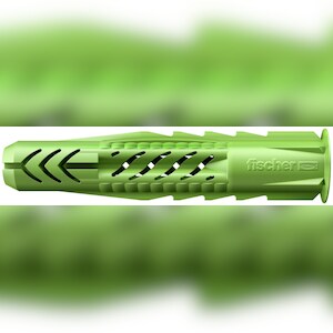 40 Stk. Fischer Deutschl. Universal-Dübel UX 6x35 R green 518885 Image
