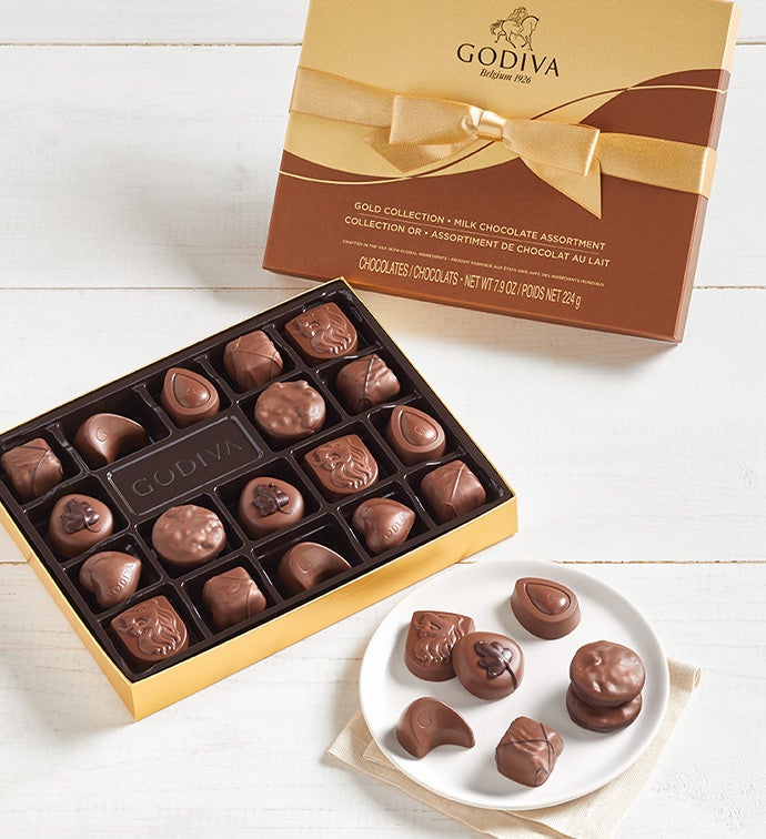 Godiva Milk Chocolate Assortment Box, Cho Colate, Chocolates & Sweets by Simply Chocolate
